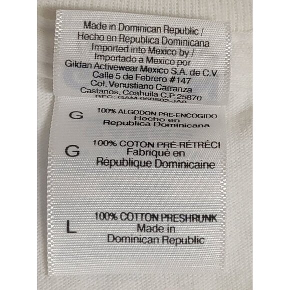 Philadelphia Modifiers Street Rod Club Gildan Ultra Cotton T-Shirt Size L White - Picture 4 of 5